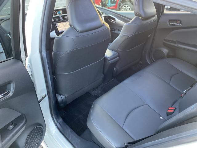 プリウス A エアロパーツ ツーリング仕様 合皮シート シートヒーター 純正17アルミ後期用ホイルカバー 9インチナビ 全国対応12ヶ月保証(40枚目)