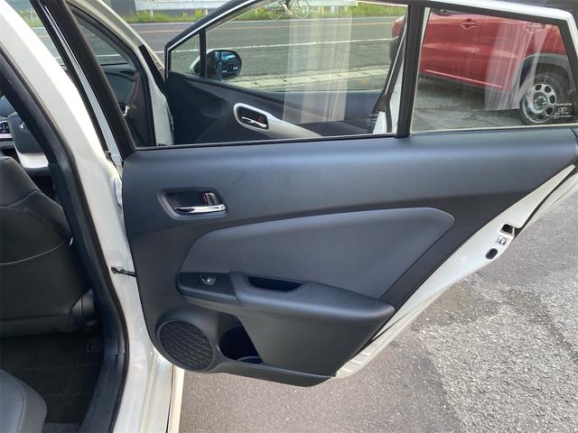 プリウス A エアロパーツ ツーリング仕様 合皮シート シートヒーター 純正17アルミ後期用ホイルカバー 9インチナビ 全国対応12ヶ月保証(43枚目)