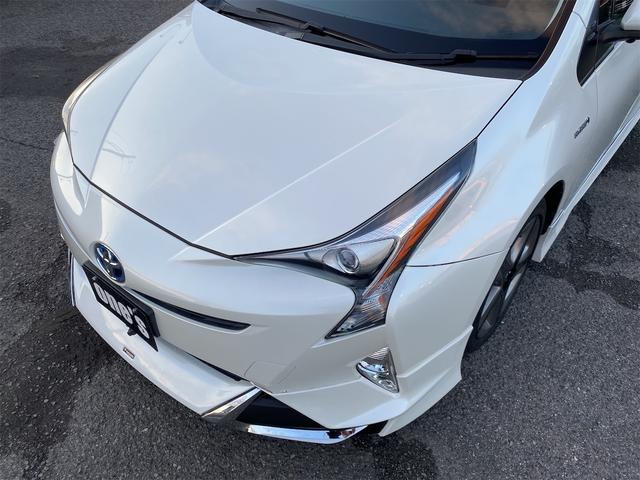 プリウス A エアロパーツ ツーリング仕様 合皮シート シートヒーター 純正17アルミ後期用ホイルカバー 9インチナビ 全国対応12ヶ月保証(48枚目)