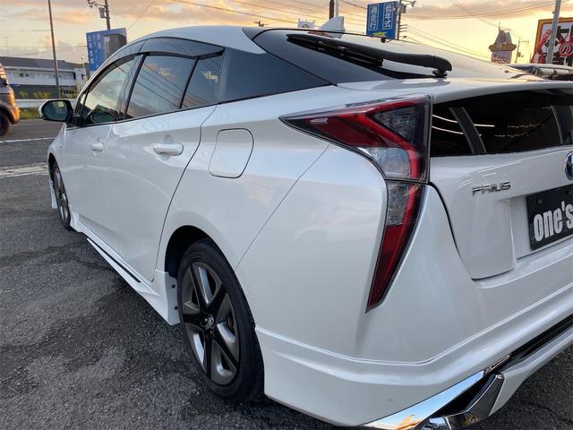 プリウス A エアロパーツ ツーリング仕様 合皮シート シートヒーター 純正17アルミ後期用ホイルカバー 9インチナビ 全国対応12ヶ月保証(52枚目)