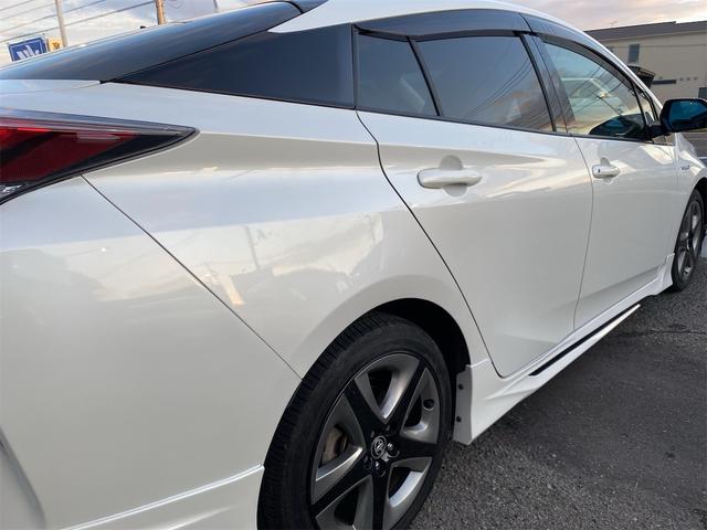 プリウス A エアロパーツ ツーリング仕様 合皮シート シートヒーター 純正17アルミ後期用ホイルカバー 9インチナビ 全国対応12ヶ月保証(56枚目)