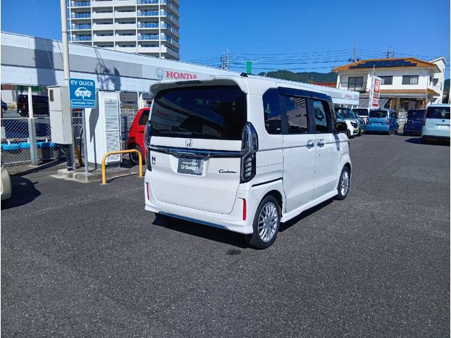 N-BOXカスタム Lターボ ワンオーナー・禁煙車・ホンダセンシング・ホンダインターナビ・バックモニター・ETC・ドライブレコーダー・両側電動スライドドア・USBチャージャー・LEDヘッドライト(6枚目)