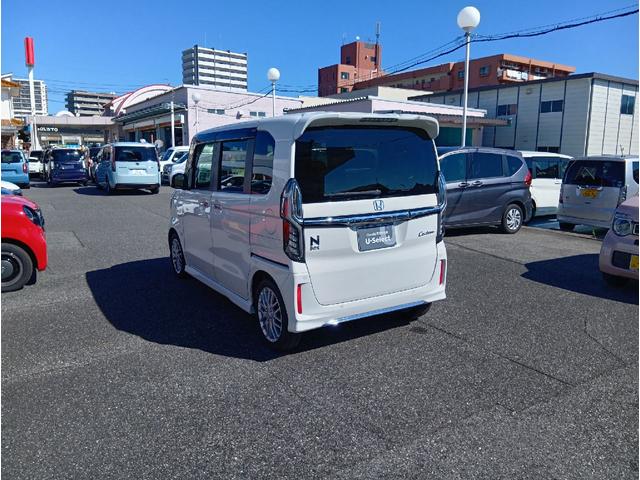 N-BOXカスタム Lターボ ワンオーナー・禁煙車・ホンダセンシング・ホンダインターナビ・バックモニター・ETC・ドライブレコーダー・両側電動スライドドア・USBチャージャー・LEDヘッドライト(8枚目)