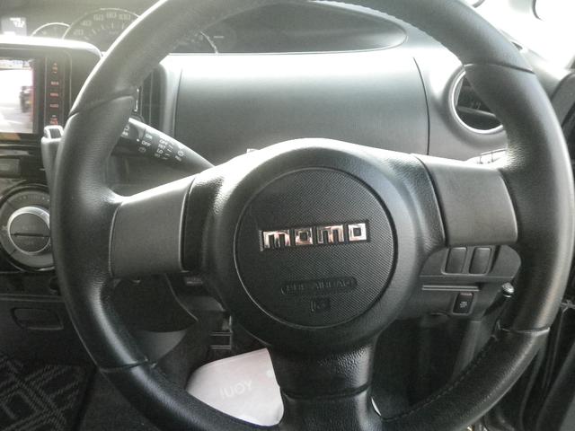 タント カスタムRS ターボ MOMOステアリング 左パワスラ キーレス HIDライト 15インチAW ウインカーミラー 社外ナビ 地デジ ドラレコ(10枚目)
