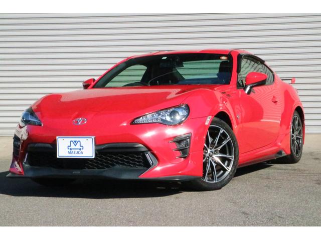 GTリミテッド 後期型 6速MT 1オーナー TRDエアロTRDマフラー CW900ナビBカメラ HIDオートライト フォグ 215/45/R17純正AW ハーフレザーシートヒーター クルコン ピュアレッドM7Y(4枚目)