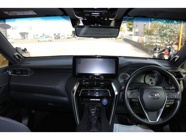 ハリアーハイブリッド Z レザーパッケージ 調光パノラマルーフ モデリスタエアロ パノラミックビューモニター デジタルインナーミラー JBLサウンド ヘッドアップディスプレイ ドライブレコーダー BSM シートエアコン・ヒーター 2.0ETC(9枚目)