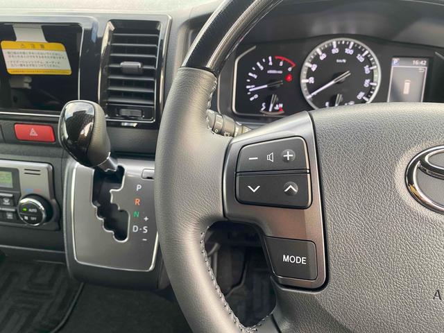 ハイエースバン ロングスーパーGL ダークプライムS クリアランスソナー レーンアシスト 衝突被害軽減システム 両側電動スライドドア オートマチックハイビーム オートライト スマートキー 電動格納ミラー CVT 100V電源 ESC エアコン(6枚目)
