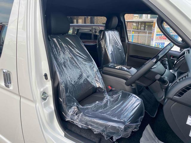 ハイエースバン ロングスーパーGL ダークプライムS クリアランスソナー レーンアシスト 衝突被害軽減システム 両側電動スライドドア オートマチックハイビーム オートライト スマートキー 電動格納ミラー CVT 100V電源 ESC エアコン(11枚目)