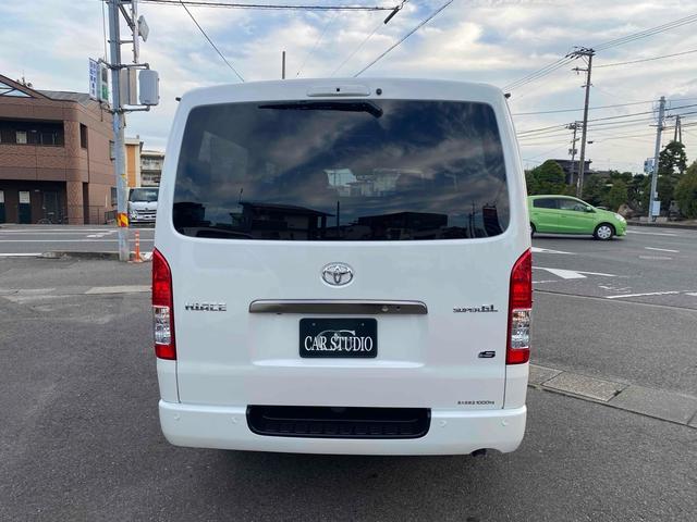 ハイエースバン ロングスーパーGL ダークプライムS クリアランスソナー レーンアシスト 衝突被害軽減システム 両側電動スライドドア オートマチックハイビーム オートライト スマートキー 電動格納ミラー CVT 100V電源 ESC エアコン(18枚目)