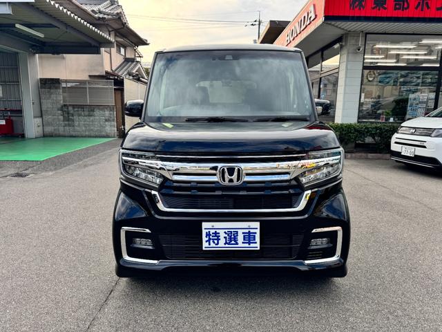 N-BOXカスタム Lターボ 渋滞対応自動追従 オートブレーキホールド シートヒーター 両側電動スライド(2枚目)