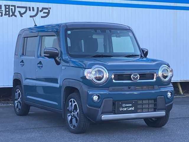 フレアクロスオーバー ハイブリッドＸＳ　禁煙車　全周囲カメラ　ＬＥＤヘッドライト　ＡＴ誤発進抑制装置　車線逸脱警報装置　パーキングセンサー　ＥＴＣ　スマートキー　シートヒーター　ナビ　アルミ（4枚目）