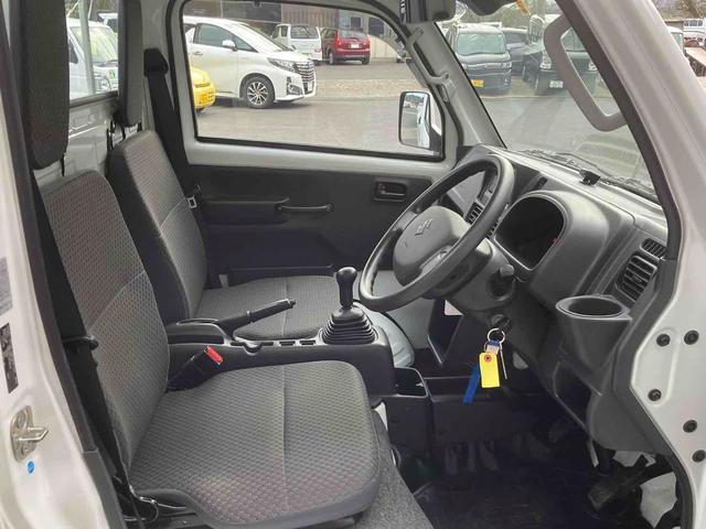 キャリイトラック ＫＸ　軽トラック　ＭＴ　衝突被害軽減システム　レーンアシスト　ＥＴＣ　ＥＳＣ　エアコン　パワーウィンドウ　運転席エアバッグ　助手席エアバッグ　ＣＤ　ミュージックプレイヤー接続可（13枚目）