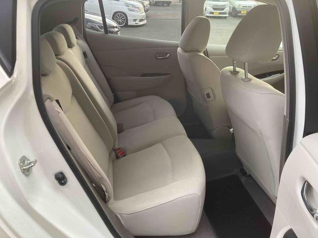 リーフ Ｇ　バックカメラ　ナビ　ＴＶ　オートクルーズコントロール　アルミホイール　電動格納ミラー　シートヒーター　ＣＶＴ　盗難防止システム　衝突安全ボディ　ＡＢＳ　ＥＳＣ　ＣＤ　ミュージックプレイヤー接続可（22枚目）