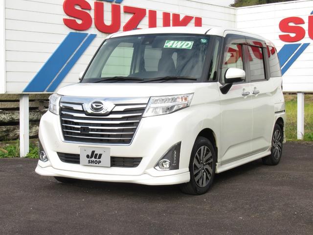 トール カスタムＧ　ＳＡＩＩ　エアロエディション　フルタイム４ＷＤ　車検整備付　ワンオーナー　純正ナビ＋ＴＶ＋Ｂｌｕｅｔｏｏｔｈ接続可　全方位カメラ　ＬＥＤヘッドランプ　両側パワースライドドア　社外２カメラドラレコ　スマートキー（28枚目）