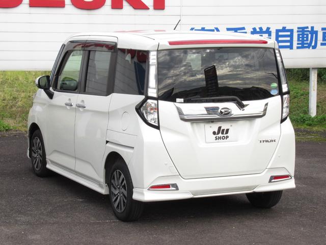トール カスタムＧ　ＳＡＩＩ　エアロエディション　フルタイム４ＷＤ　車検整備付　ワンオーナー　純正ナビ＋ＴＶ＋Ｂｌｕｅｔｏｏｔｈ接続可　全方位カメラ　ＬＥＤヘッドランプ　両側パワースライドドア　社外２カメラドラレコ　スマートキー（34枚目）