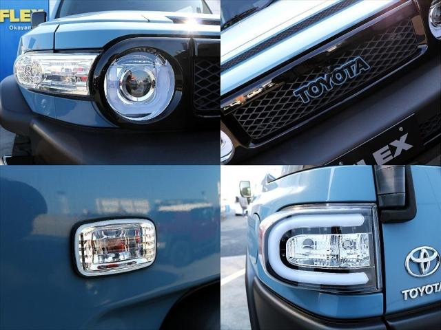 ＦＪクルーザー ベースグレード　希少スモーキーブルー／トレイル仕様／ツートンカラーカスタム／チッピング塗装／２インチリフトアップ／艶有ブラック塗装／ＸＥＬＦ０２アルミ１７インチ／カロッツェリアＳＤナビ／ＥＴＣ／バックカメラ（19枚目）