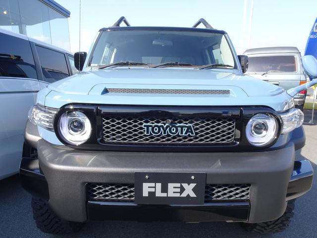 ＦＪクルーザー ベースグレード　希少スモーキーブルー／トレイル仕様／ツートンカラーカスタム／チッピング塗装／２インチリフトアップ／艶有ブラック塗装／ＸＥＬＦ０２アルミ１７インチ／カロッツェリアＳＤナビ／ＥＴＣ／バックカメラ（48枚目）