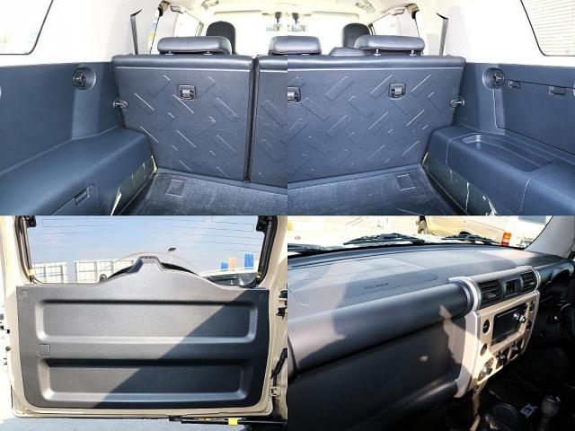 ＦＪクルーザー 　ルーフ同色ペイント／トレイル仕様／新品タイヤ　ＫＥＬＬＹ　ＳＡＦＡＲＩ　２８５／７０－１７／ＤＥＡＮカリフォルニア１７インチ／カロッツェリアナビ／バックカメラ／バックカメラ／下回りシャシブラ施工（15枚目）