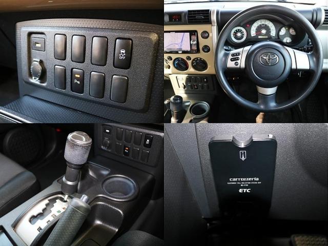 ＦＪクルーザー 　ルーフ同色ペイント／トレイル仕様／新品タイヤ　ＫＥＬＬＹ　ＳＡＦＡＲＩ　２８５／７０－１７／ＤＥＡＮカリフォルニア１７インチ／カロッツェリアナビ／バックカメラ／バックカメラ／下回りシャシブラ施工（17枚目）