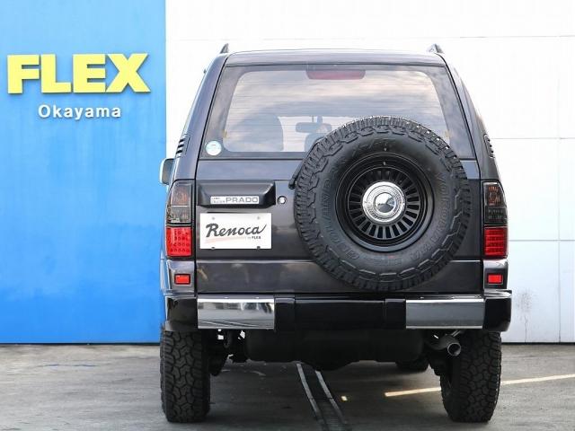 ランドクルーザープラド ＴＸリミテッド　Ｒｅｎｏｃａ　Ａｍｅｒｉｃａｎ　Ｃｌａｓｓｉｃ／丸目換装／ナロー換装／ペイント　グラナイトクリスタルＭ／内外装フルカスタム／ＤＥＡＮカリフォルニア１６インチ　ブラックＡＷ／ジオランダーＸ－ＡＴタイヤ（11枚目）