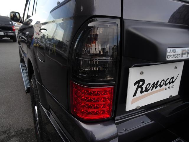 ランドクルーザープラド ＴＸリミテッド　Ｒｅｎｏｃａ　Ａｍｅｒｉｃａｎ　Ｃｌａｓｓｉｃ／丸目換装／ナロー換装／ペイント　グラナイトクリスタルＭ／内外装フルカスタム／ＤＥＡＮカリフォルニア１６インチ　ブラックＡＷ／ジオランダーＸ－ＡＴタイヤ（63枚目）