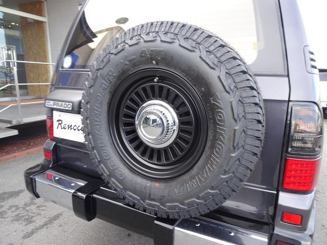 ランドクルーザープラド ＴＸリミテッド　Ｒｅｎｏｃａ　Ａｍｅｒｉｃａｎ　Ｃｌａｓｓｉｃ／丸目換装／ナロー換装／ペイント　グラナイトクリスタルＭ／内外装フルカスタム／ＤＥＡＮカリフォルニア１６インチ　ブラックＡＷ／ジオランダーＸ－ＡＴタイヤ（67枚目）