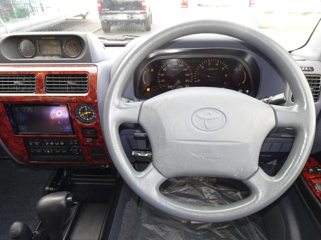 ランドクルーザープラド ＴＸリミテッド　Ｒｅｎｏｃａ　Ａｍｅｒｉｃａｎ　Ｃｌａｓｓｉｃ／丸目換装／ナロー換装／ペイント　グラナイトクリスタルＭ／内外装フルカスタム／ＤＥＡＮカリフォルニア１６インチ　ブラックＡＷ／ジオランダーＸ－ＡＴタイヤ（80枚目）