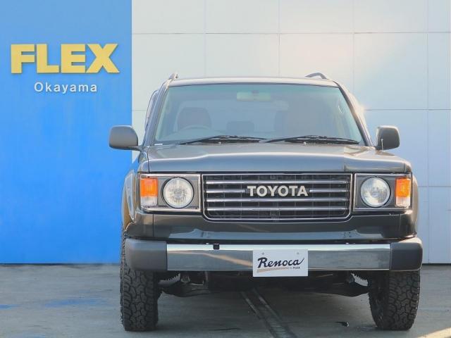 ランドクルーザー１００ ＶＸ　ＲＥＮＯＣＡ１０６／ペイント／ガンメタリック／ＬＣ６０／丸目フェイスチェンジ／新品タイヤ＆ホイール／ＦＬＥＸドロワーキット／ガソリン５人乗り／グレードＶＸ／クラシックシートカバー／ブラウン／ＥＴＣ（9枚目）