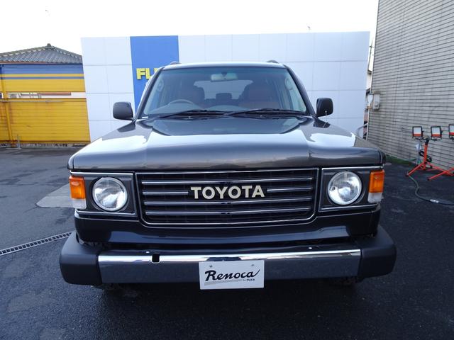 ランドクルーザー１００ ＶＸ　ＲＥＮＯＣＡ１０６／ペイント／ガンメタリック／ＬＣ６０／丸目フェイスチェンジ／新品タイヤ＆ホイール／ＦＬＥＸドロワーキット／ガソリン５人乗り／グレードＶＸ／クラシックシートカバー／ブラウン／ＥＴＣ（79枚目）
