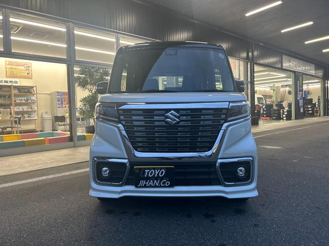 スペーシアカスタム ハイブリッドXS CVT ナビTV ETC 純正15インチアルミホイール 両側電動スライドドア バックカメラ 運転席シートヒーター 電動格納式ドアミラー オートエアコン オートライト スマートキー 衝突軽減装置装備車(2枚目)
