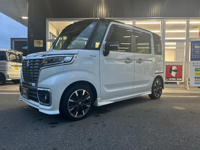 スペーシアカスタム ハイブリッドXS CVT ナビTV ETC 純正15インチアルミホイール 両側電動スライドドア バックカメラ 運転席シートヒーター 電動格納式ドアミラー オートエアコン オートライト スマートキー 衝突軽減装置装備車(10枚目)