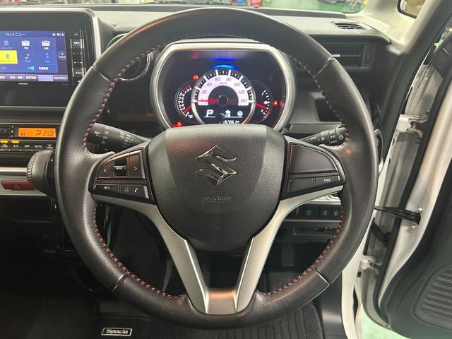 スペーシアカスタム ハイブリッドXS CVT ナビTV ETC 純正15インチアルミホイール 両側電動スライドドア バックカメラ 運転席シートヒーター 電動格納式ドアミラー オートエアコン オートライト スマートキー 衝突軽減装置装備車(33枚目)