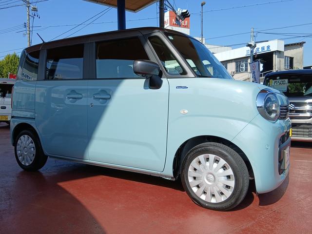 ワゴンRスマイル ハイブリッドS 2トーンルーフパッケージ装着車 (CVT 2WD)スズキセーフティーサポート 全方位モニター付き9インチメモリーナビゲーション LEDヘッドライト(ハイビームアシスト付き) スマートキー 電動パーキング 後席左側パワースライドドア(7枚目)