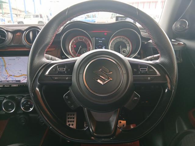 スイフトスポーツ ベースグレード (6MT 2WD)スズキセーフティーサポート 8インチナビ 全方位カメラ スマートキー LEDヘッドライト ETC2.0車載機 フロントドライブレコーダー インタークーラーターボ 社外17インチアルミ(17枚目)