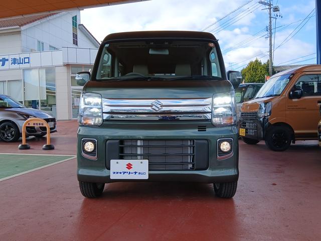 エブリイワゴン ＰＺターボスペシャル　（ＣＶＴ　パートタイム４ＷＤ）スズキセーフティーサポート　ターボ　スマートキー　ＬＥＤヘッドライト　両側パワースライドドア　電動オートステップ（後席左側）バックカメラ付き７インチディスプレイオーディオ（2枚目）