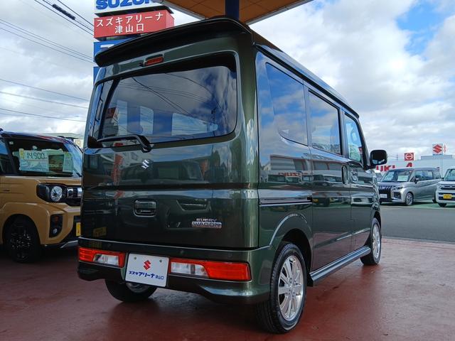 エブリイワゴン ＰＺターボスペシャル　（ＣＶＴ　パートタイム４ＷＤ）スズキセーフティーサポート　ターボ　スマートキー　ＬＥＤヘッドライト　両側パワースライドドア　電動オートステップ（後席左側）バックカメラ付き７インチディスプレイオーディオ（6枚目）