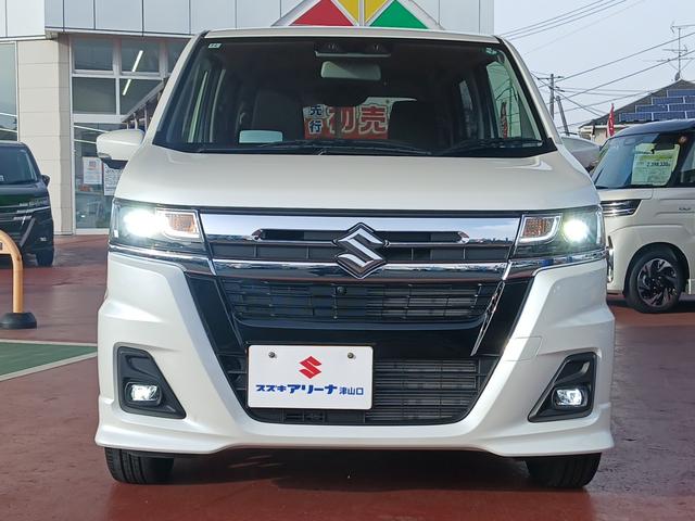 ワゴンＲカスタムＺ ハイブリッドＺＸ　（ＣＶＴ　２ＷＤ）スズキセーフティーサポート　スマートキー　全方位モニター付き７インチディスプレイオーディオ　アップグレードＰＫＧ　ＬＥＤヘッドライト／フォグライト　リヤパーキングセンサー（2枚目）