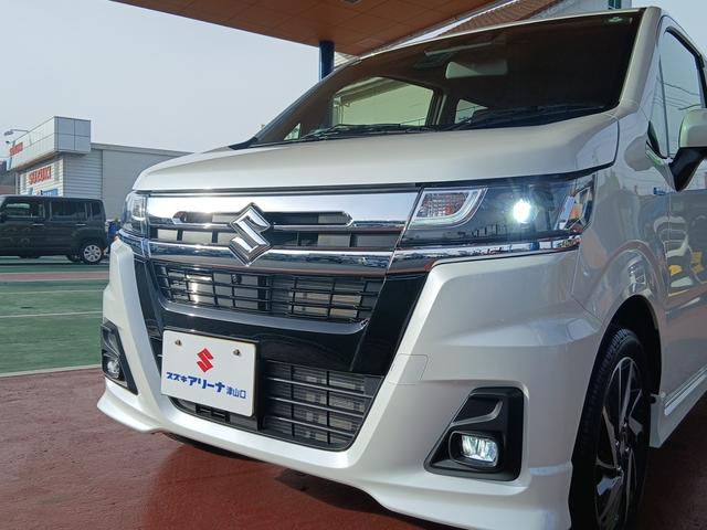ワゴンＲカスタムＺ ハイブリッドＺＸ　（ＣＶＴ　２ＷＤ）スズキセーフティーサポート　スマートキー　全方位モニター付き７インチディスプレイオーディオ　アップグレードＰＫＧ　ＬＥＤヘッドライト／フォグライト　リヤパーキングセンサー（10枚目）
