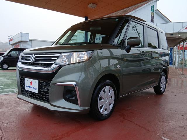 ソリオ Ｇ　（ＣＶＴ　２ＷＤ）スズキセーフティーサポート　スマートキー　オートエアコン　リヤパーキングセンサー　ハロゲンヘッドライト仕様　オートライト（ハイビームアシスト付き）オーディオレス仕様（3枚目）