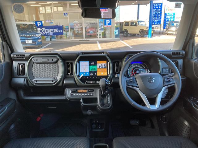 ハスラー タフワイルド 3型 スズキ純正9インチナビ スズキコネクト対応通信機装着 全方位モニター 衝突被害軽減ブレーキ CD TV 360°プレミアムUV&IRカットガラス 15インチアルミホイール メーカー保証継承(2枚目)