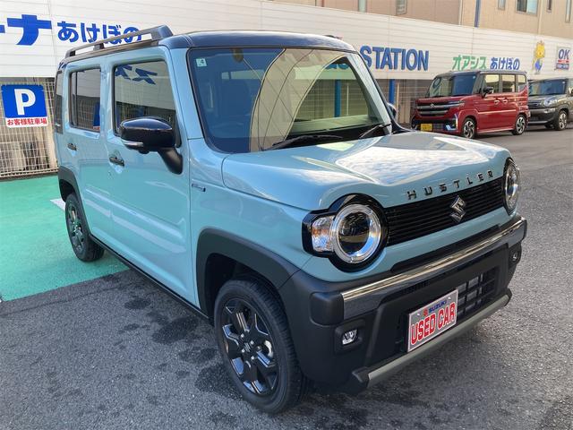 ハスラー タフワイルド 3型 スズキ純正9インチナビ スズキコネクト対応通信機装着 全方位モニター 衝突被害軽減ブレーキ CD TV 360°プレミアムUV&IRカットガラス 15インチアルミホイール メーカー保証継承(9枚目)