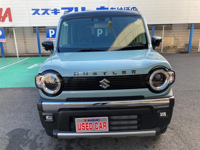 ハスラー タフワイルド 3型 スズキ純正9インチナビ スズキコネクト対応通信機装着 全方位モニター 衝突被害軽減ブレーキ CD TV 360°プレミアムUV&IRカットガラス 15インチアルミホイール メーカー保証継承(10枚目)