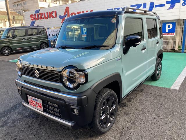 ハスラー タフワイルド 3型 スズキ純正9インチナビ スズキコネクト対応通信機装着 全方位モニター 衝突被害軽減ブレーキ CD TV 360°プレミアムUV&IRカットガラス 15インチアルミホイール メーカー保証継承(11枚目)