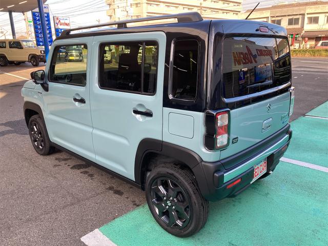 ハスラー タフワイルド 3型 スズキ純正9インチナビ スズキコネクト対応通信機装着 全方位モニター 衝突被害軽減ブレーキ CD TV 360°プレミアムUV&IRカットガラス 15インチアルミホイール メーカー保証継承(16枚目)