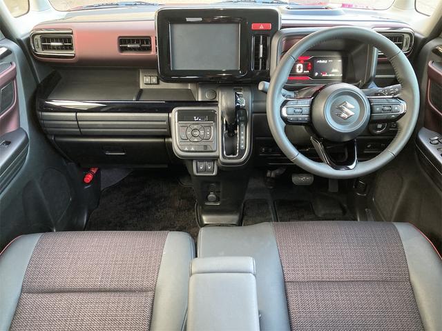 スペーシアカスタム ハイブリッドＸＳターボ　ハイブリッド　ターボ　衝突被害軽減ブレーキ　ＬＥＤヘッドランプ　フォグランプ　後席両側電動スライドドア　パドルシフト　電動パーキングブレーキ　フェニックスレッドパール　ブラック２トーン（2枚目）