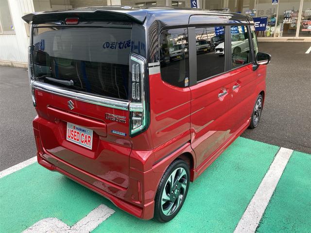 スペーシアカスタム ハイブリッドＸＳターボ　ハイブリッド　ターボ　衝突被害軽減ブレーキ　ＬＥＤヘッドランプ　フォグランプ　後席両側電動スライドドア　パドルシフト　電動パーキングブレーキ　フェニックスレッドパール　ブラック２トーン（12枚目）