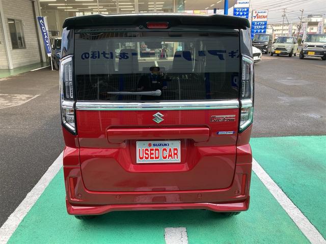 スペーシアカスタム ハイブリッドＸＳターボ　ハイブリッド　ターボ　衝突被害軽減ブレーキ　ＬＥＤヘッドランプ　フォグランプ　後席両側電動スライドドア　パドルシフト　電動パーキングブレーキ　フェニックスレッドパール　ブラック２トーン（13枚目）