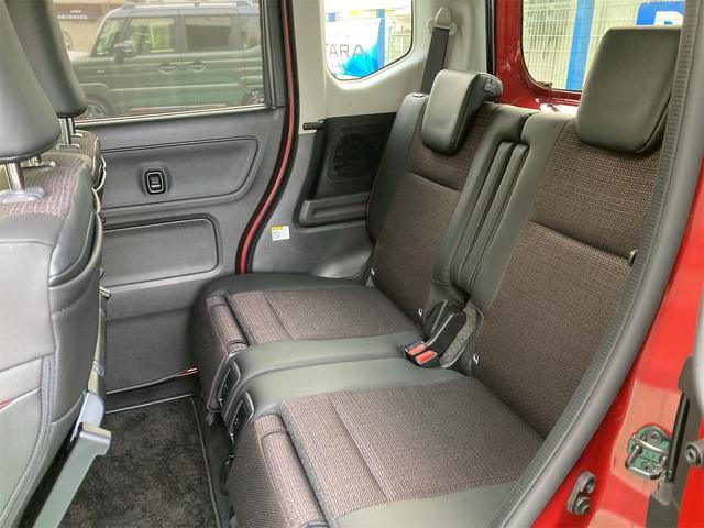 スペーシアカスタム ハイブリッドＸＳターボ　ハイブリッド　ターボ　衝突被害軽減ブレーキ　ＬＥＤヘッドランプ　フォグランプ　後席両側電動スライドドア　パドルシフト　電動パーキングブレーキ　フェニックスレッドパール　ブラック２トーン（21枚目）