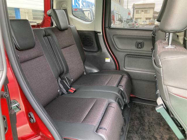 スペーシアカスタム ハイブリッドＸＳターボ　ハイブリッド　ターボ　衝突被害軽減ブレーキ　ＬＥＤヘッドランプ　フォグランプ　後席両側電動スライドドア　パドルシフト　電動パーキングブレーキ　フェニックスレッドパール　ブラック２トーン（23枚目）