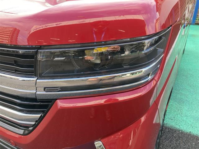 スペーシアカスタム ハイブリッドＸＳターボ　ハイブリッド　ターボ　衝突被害軽減ブレーキ　ＬＥＤヘッドランプ　フォグランプ　後席両側電動スライドドア　パドルシフト　電動パーキングブレーキ　フェニックスレッドパール　ブラック２トーン（37枚目）